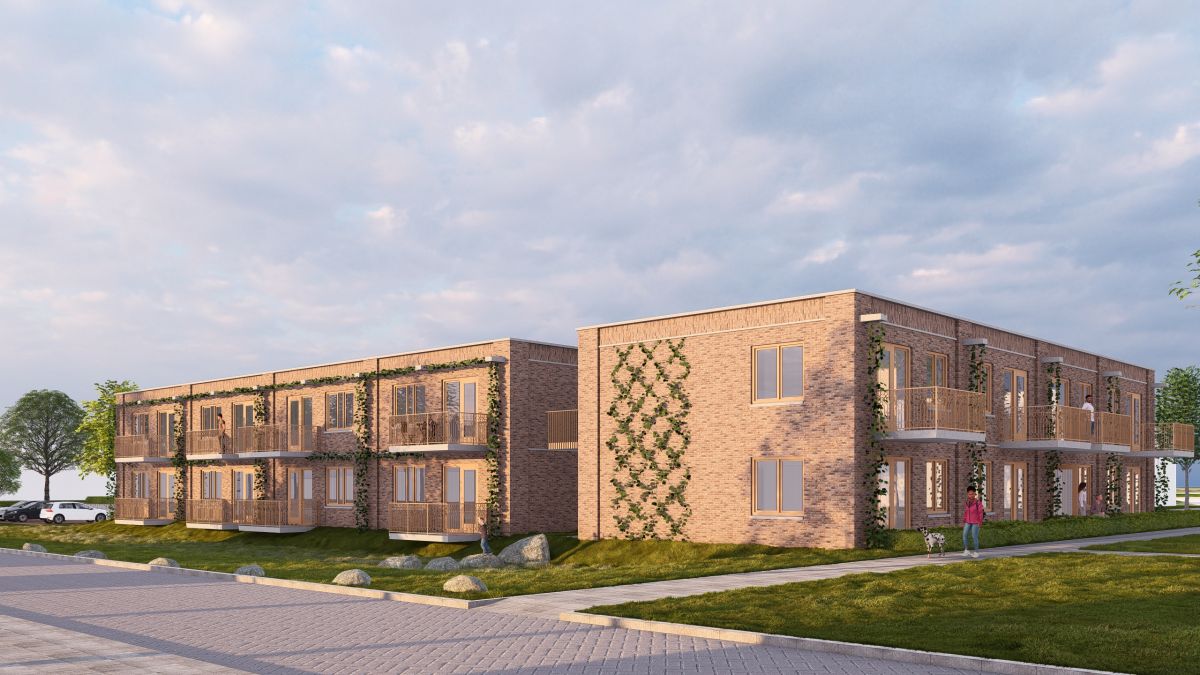 Bouwbord onthuld voor 16 betaalbare appartementen in Nieuw-Amsterdam