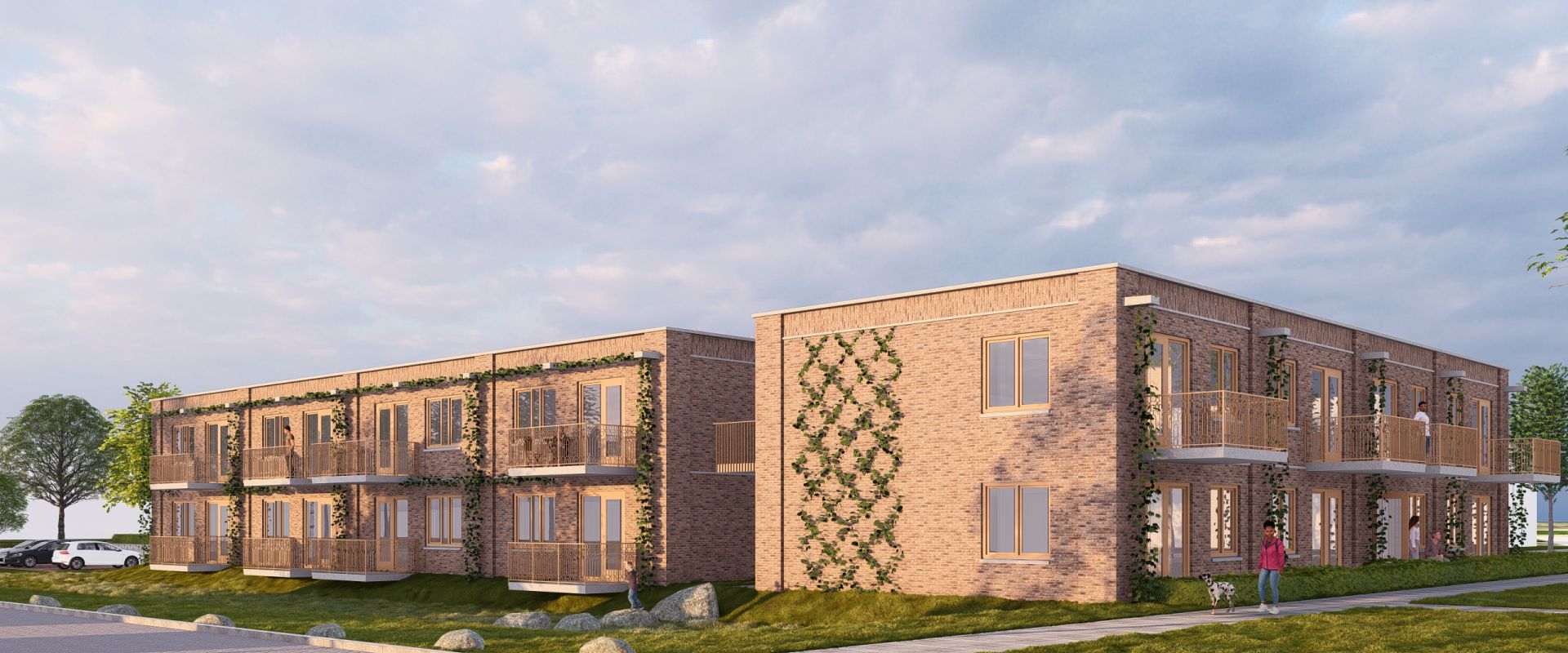 Bouwbord onthuld voor 16 betaalbare appartementen in Nieuw-Amsterdam