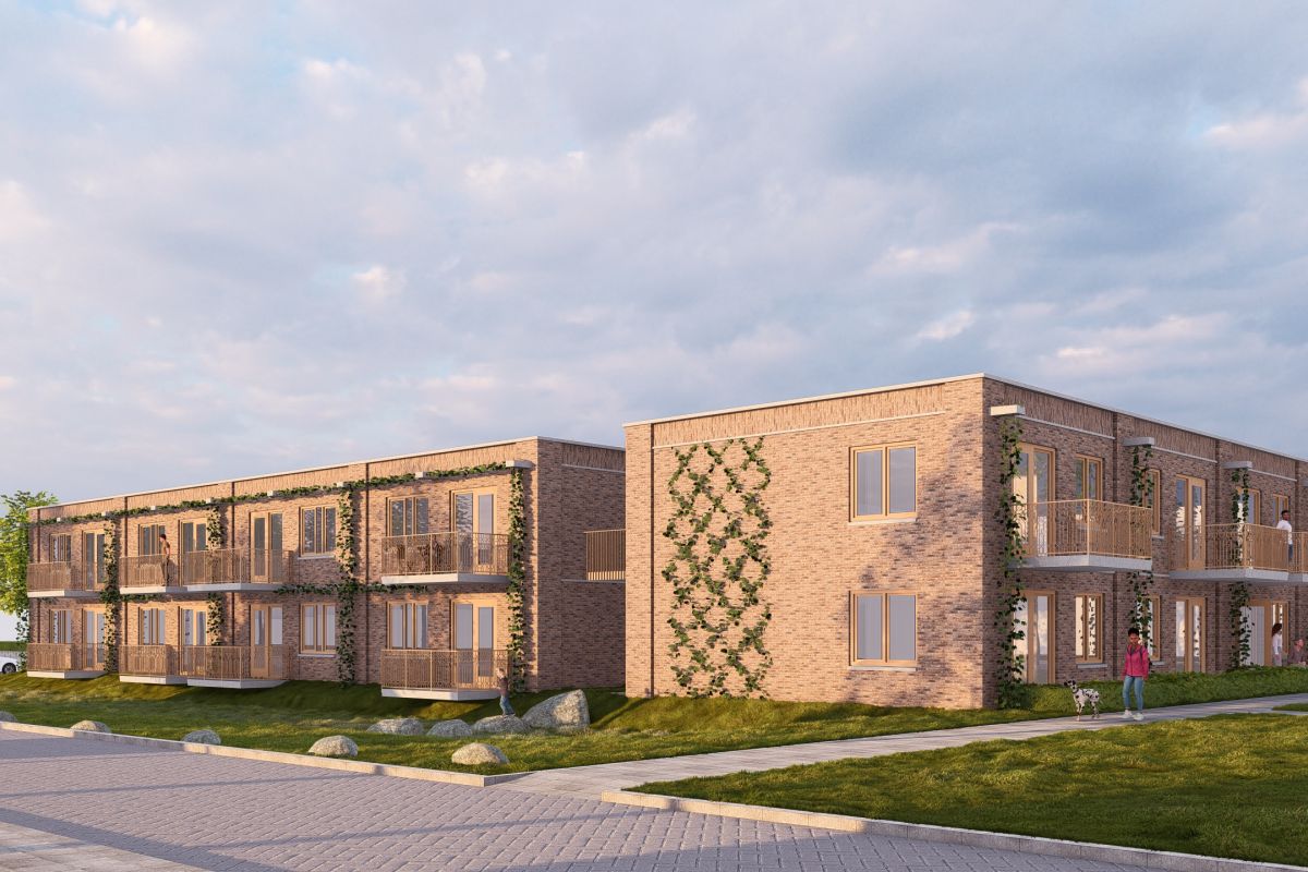 Bouwbord onthuld voor 16 betaalbare appartementen in Nieuw-Amsterdam