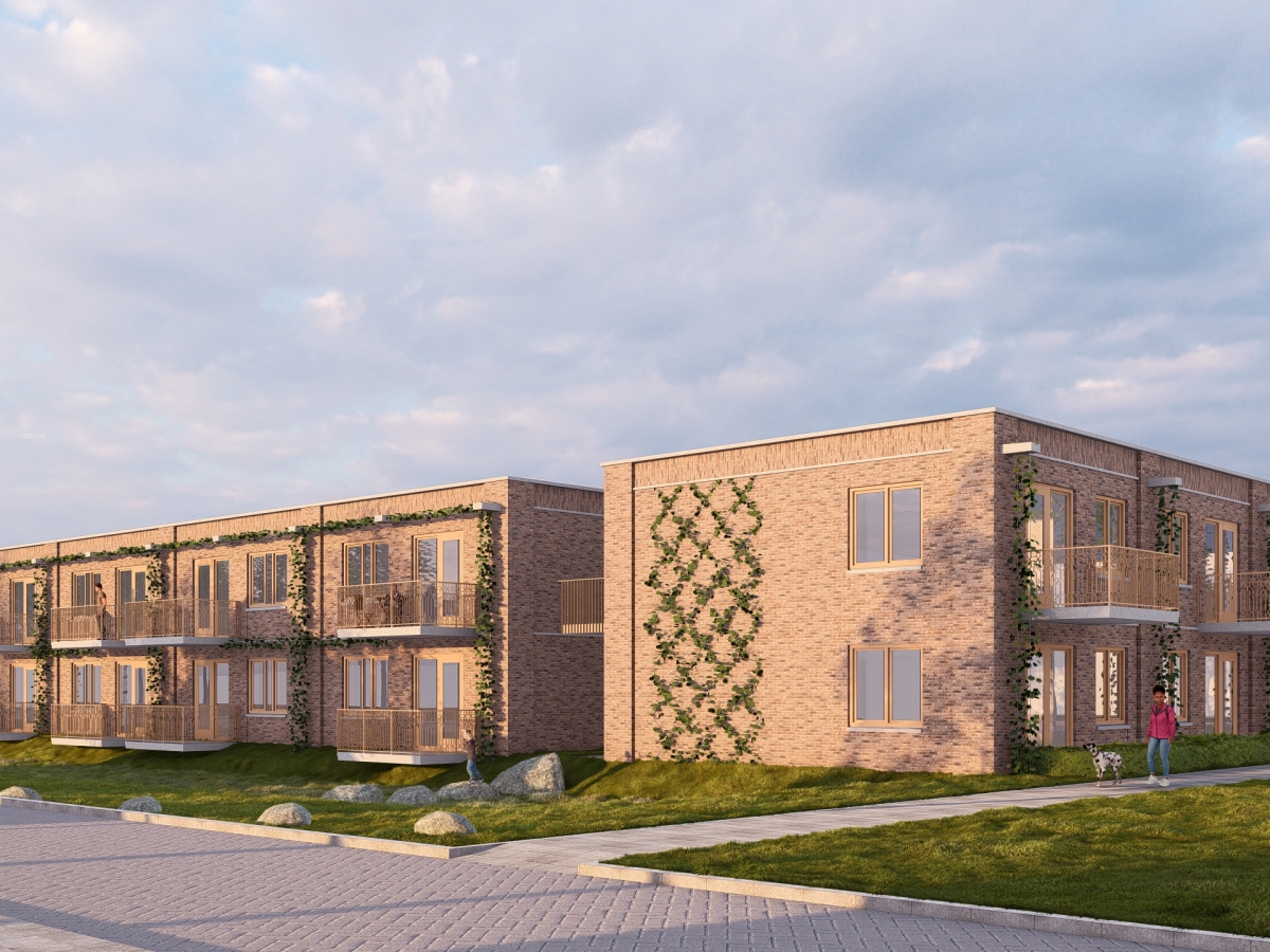 Bouwbord onthuld voor 16 betaalbare appartementen in Nieuw-Amsterdam