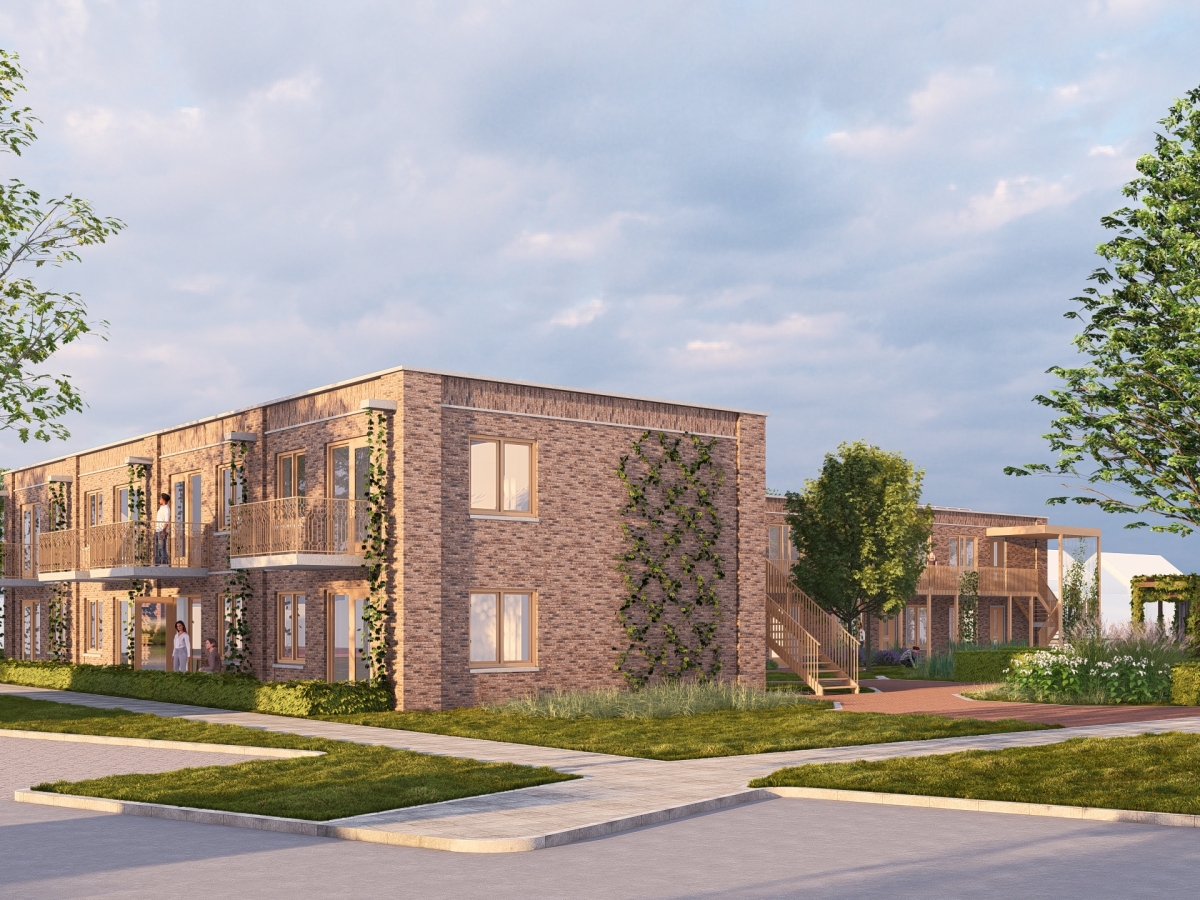 Bouwbord onthuld voor 16 betaalbare appartementen in Nieuw-Amsterdam