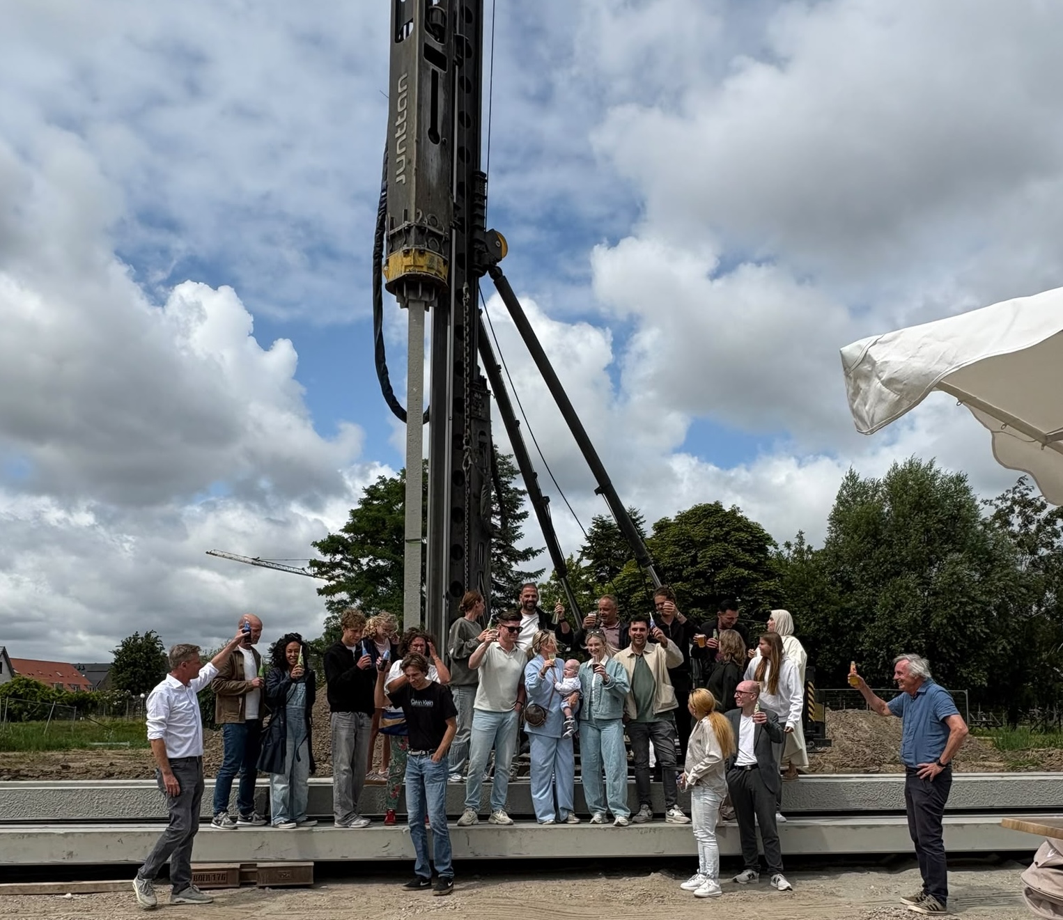 Eerste paal Het Erfgoed : Eerste paal Het Erfgoed